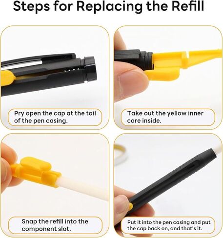 Heat Erasable Fabric Marker for Sewing - Cleaner and More Precise Than Chalk, Quick Mark & Remove, Suitable for Cotton & Knitted Fabrics in Kuwait