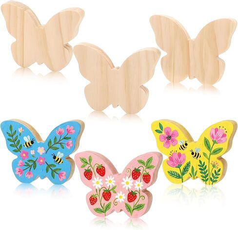 Novabright 4 Pcs Large Wooden Easter Egg Cutouts Unfinished Easter Egg Shaped Table Wooden Signs Craft Tags and Wood Slice Ornament for Spring Home Decor Classroom DIY Art Craft Party Supplies in Saudi Arabia