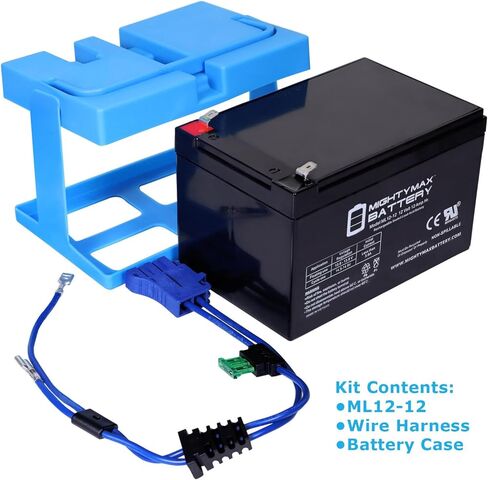 بطارية Mighty Max 12V 12AH بديلة متوافقة مع عجلات الحركة Mega Tredz Yamaha Raptor 700R Disney Frozen Sleigh التي تعمل بالبطارية أثناء الركوب in Kuwait