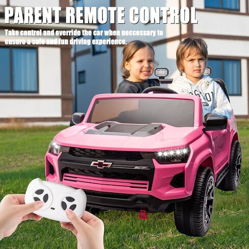 لعبة ركوب بوستاك 24 فولت مع جهاز تحكم عن بعد للوالدين، طاقة كهربائية تعمل بالبطارية 4WD 4 عجلات للأطفال الصغار، ركوب الأطفال على شاحنة UTV سيارات الأطفال للقيادة مع أضواء LED بلوتوث، وردي in Kuwait
