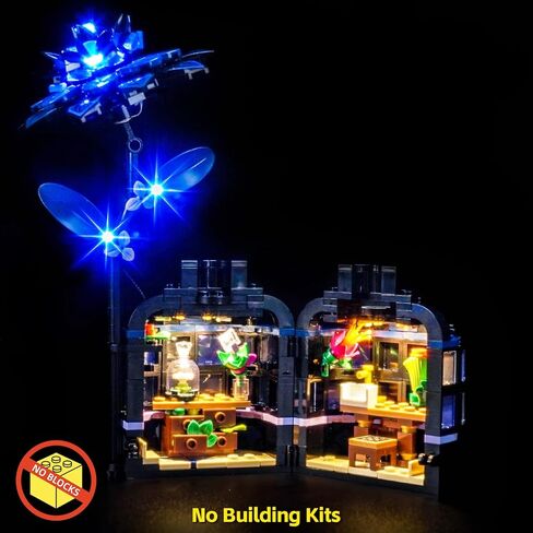 BrickBling LED Lighting Kit Compatible with Lego Wednesday Black Dahlia Flower, Creative Light Compatible with Lego 76784, Gift Idea for Birthdays-Excluding Bricks in Saudi Arabia