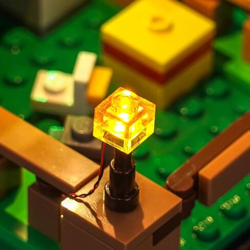 إضاءة LED متوافقة مع Lego 21585 Minecraft Chicken Farm - مصابيح فقط، مجموعة إضاءة متوافقة مع Lego Chicken Farm 21585، غير متضمنة الوضع in Saudi Arabia