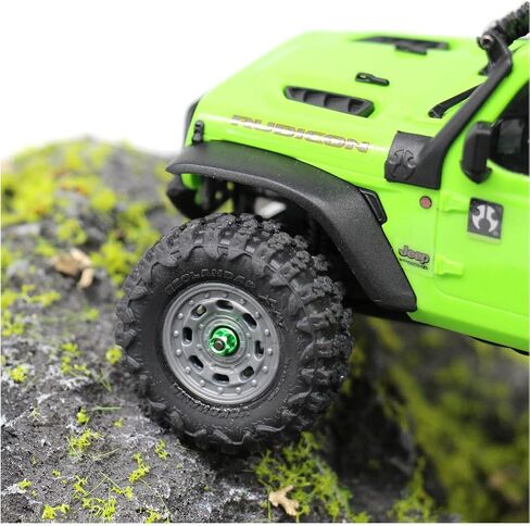 حار سباق SXTY23N05 الأخضر الألومنيوم M2 ذات حواف صواميل العجلات SCX30 ترقية RC الزاحف مقياس نظرة بأكسيد 8-Pack in Kuwait