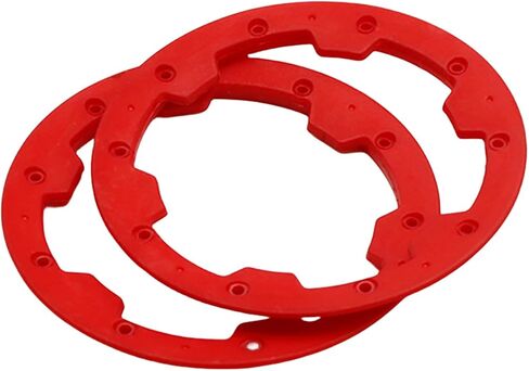 FLMLF Outside Wheel Beadlock Ring Nylon Plastic Red for 1/5 RC HPI Baja 5B 5T 5SC in Saudi Arabia