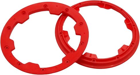 FLMLF Outside Wheel Beadlock Ring Nylon Plastic Red for 1/5 RC HPI Baja 5B 5T 5SC in Saudi Arabia