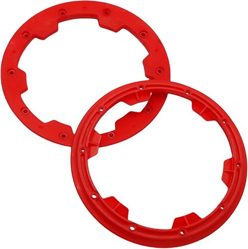 FLMLF Outside Wheel Beadlock Ring Nylon Plastic Red for 1/5 RC HPI Baja 5B 5T 5SC in Saudi Arabia