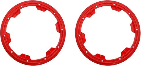 FLMLF Outside Wheel Beadlock Ring Nylon Plastic Red for 1/5 RC HPI Baja 5B 5T 5SC in Saudi Arabia