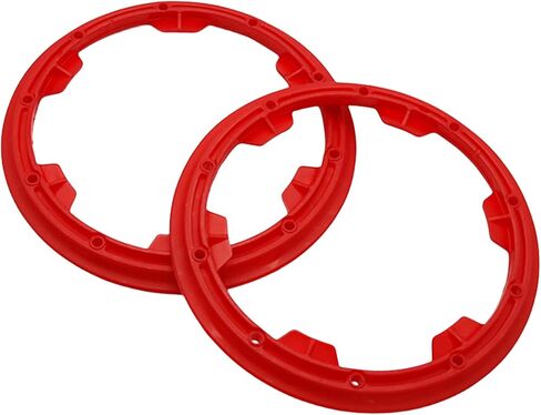 FLMLF Outside Wheel Beadlock Ring Nylon Plastic Red for 1/5 RC HPI Baja 5B 5T 5SC in Saudi Arabia
