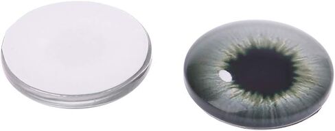 MOMOJIA 20Pcs Glass Doll Eyes Animal DIY Crafts Eyeballs for Dinosaur Eye Accessories Jewelry Making Handmade 8mm/12mm/18mm in Saudi Arabia