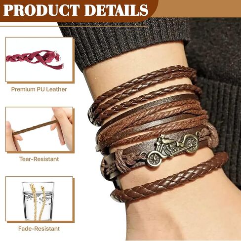 7 Pcs Round Braided Leather Cord, 5.5 Yards PU Leather Strap, 4mm Leather Strips for Crafts, Folded Bolo Tie Cord Rope Lace for Bracelet Necklace Beading DIY Jewelry Making (7 Colors) in Saudi Arabia