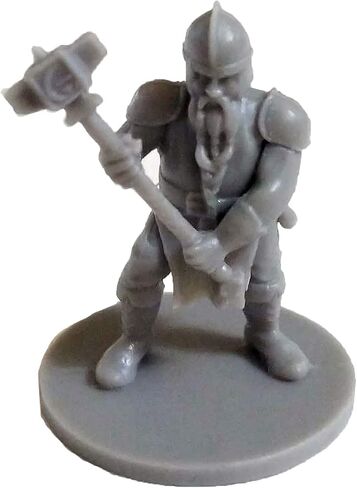 DRUNK'N DRAGON DND Guards Minis 25 منمنمات خيالية لألعاب الطاولة/الزنزانات والتنينات - مجموعة صغيرة غير مطلية - مجموعة شخصيات للمبتدئين in Saudi Arabia