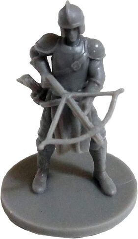 DRUNK'N DRAGON DND Guards Minis 25 منمنمات خيالية لألعاب الطاولة/الزنزانات والتنينات - مجموعة صغيرة غير مطلية - مجموعة شخصيات للمبتدئين in Saudi Arabia