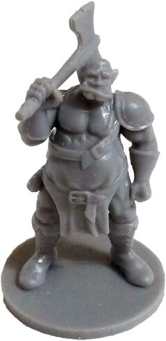 DRUNK'N DRAGON DND Guards Minis 25 منمنمات خيالية لألعاب الطاولة/الزنزانات والتنينات - مجموعة صغيرة غير مطلية - مجموعة شخصيات للمبتدئين in Saudi Arabia