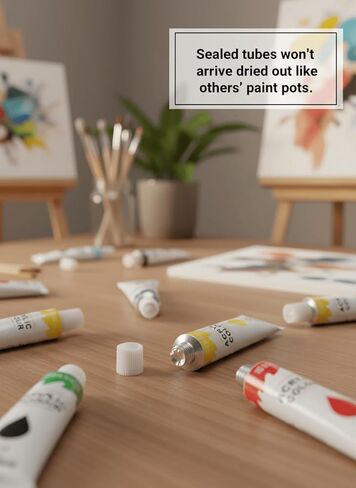 Paint Party Kits for Adults - Sip and Paint Kit for Adults, 4 Canvases 10x10 in, Paints, Easels, Brushes and Palettes, Painting Kits with Pre Drawn Canvas, Girls Night, Paint with a Twist in Saudi Arabia