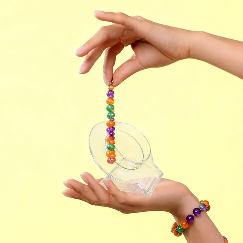 Acrux7 24 Pack Acrylic Bracelet Display Stands, Clear Single Bracelet Holder Stands Organizer for Home, Store, Retail, Vendor, Showcase in Saudi Arabia