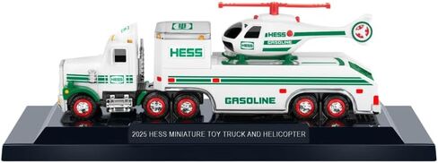 مجموعة Hess 2025 Mini - إصدار محدود 5 في 1 لعبة شاحنات ومقطورات مصغرة مزودة بأضواء وأجزاء متحركة وقواعد عرض in Saudi Arabia