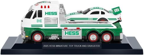 مجموعة Hess 2025 Mini - إصدار محدود 5 في 1 لعبة شاحنات ومقطورات مصغرة مزودة بأضواء وأجزاء متحركة وقواعد عرض in Saudi Arabia