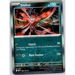 Yveltal - 088/132 – Mega Evolutions - Rare - Holo - NM/M Card in Saudi Arabia