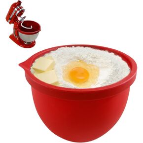 Silicone Liners for KitchenAid 5 Qt Tilt-Head Stand Mixer(Only), Odourless,Thicker, Cold/Heat-Resistant & Non-Stick, Easy Clean, Fits 5 Quart Mixing Bowl, Set of 3 with Lids in Kuwait