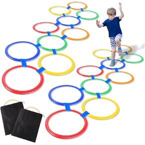Woanger 2 Sets Hopscotch Ring Game, Hoop in Kuwait