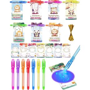 28 PCS Valentines Day Cards for Kids School With Invisible Ink Pens, Valentines Day Gifts, Valentines Exchange Gifts， Valentine School Classroom Exchange Prizes for Girls Boys toys in Saudi Arabia