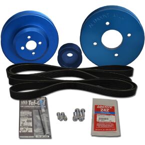48-YSP-4JH-E - Aftermarket Replacement Pulley Kit for Yanmar 4JH2-TE 4JH2-HTE 4JH2-DTE 4JH2-UTE Compatible with Balmar in Saudi Arabia