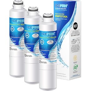 فلتر مياه ثلاجة ICEPURE PRO DA29-00020B NSF401&473&53، بديل لـ DA29-00020B-1، DA29-00020A/B، HAF-CIN/EXP، RF25HMEDBSR، RF28HMEDBSR، RS25J500DSR، المزيد من الموديلات، 3 عبوات in Kuwait