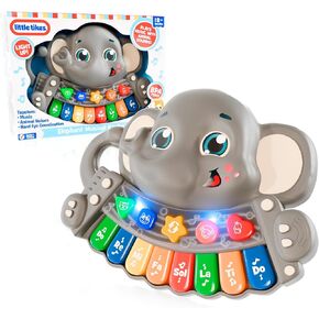 Lollipop - Little Tikes Elephant Musical Keyboard Toy for Toddlers – Baby Piano Toy Lights Up, Plays Music & Animal Sounds – BPA Free, Safety Tested Mini Electric Piano – Musical Toys for Kids in Saudi Arabia