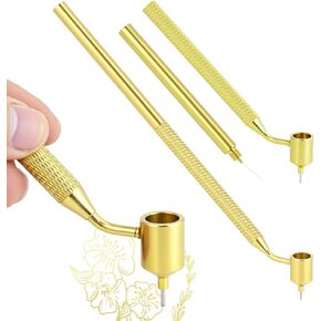 QWORK Detailing Fine Painting Pen, 2 Pack 0.5mm Precision Fluid Writer & Paint Applicator for Rock Chips and Scratch Repair in Saudi Arabia