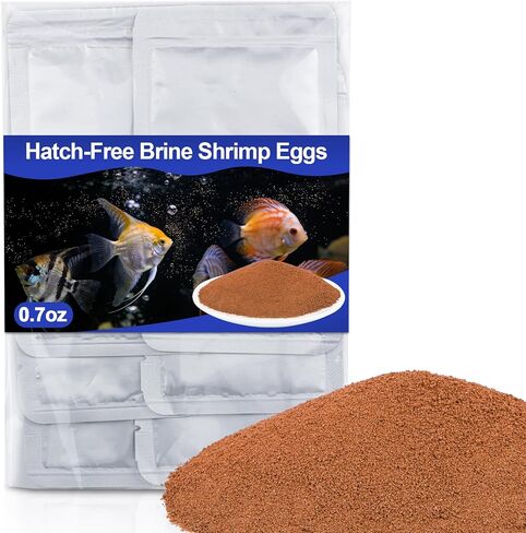 Sukh Hatch-Free Brine Shrimp Eggs for Aquarium Feeding – Decapsulated Artemia, 180–220μm High Protein Fry Size, Instant Use for Guppy Fish Food, Sea Monkey Food & Betta Diets in Saudi Arabia