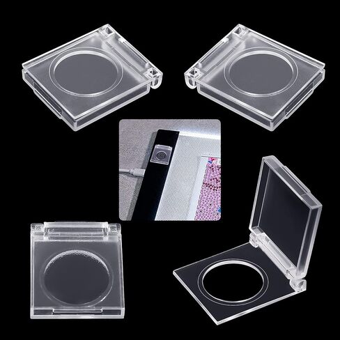 KIBBEH 4 Pcs Diamond Painting Accessories Light Pad Switch Cover, Power Button Protection in Kuwait