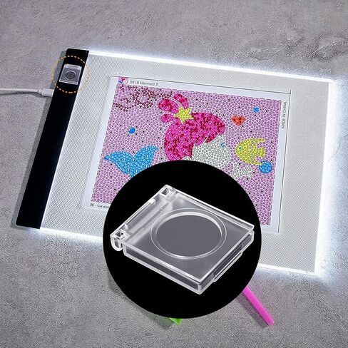 KIBBEH 4 Pcs Diamond Painting Accessories Light Pad Switch Cover, Power Button Protection in Kuwait