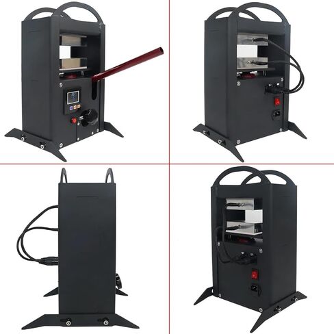 8 Ton Portable Hydraulic Heat Press Machine 2.8 x 4.7 Inch Dual Heating Plate, Auto Temperature Adjustment Heat Press in Saudi Arabia