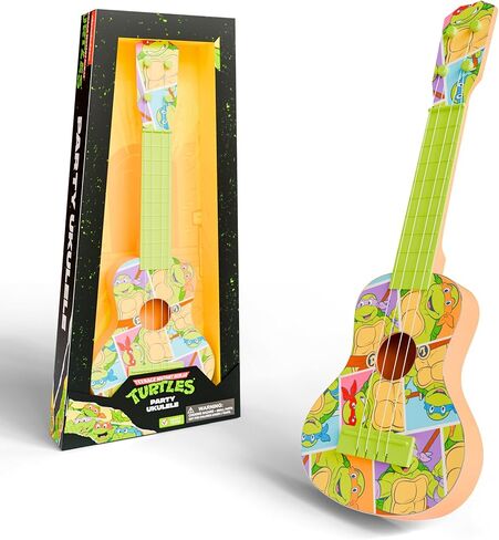 Lollipop TMNT Party Ukulele للأطفال - لعبة جيتار للأطفال الصغار للأعمار من 3 إلى 5 سنوات - أداة للمبتدئين مثالية للتعلم واللعب التظاهري والحفلات والمرح الموسيقي الإبداعي in Saudi Arabia