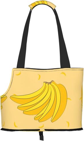 Cartoon bananaPrinted pet Tote Bag, Perfect for Travel and Everyday outings and Shopping, is The Best Gear for Your Dog on The go. in Saudi Arabia