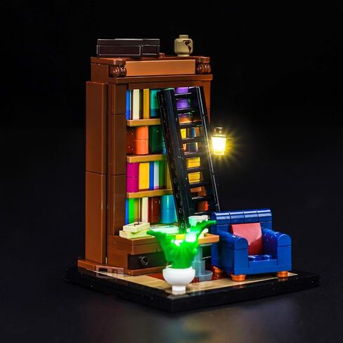 طقم إضاءة متوافق مع كتب Lego are My Passion 40698 - لا يوجد نموذج فقط، ملحقات إضاءة LED متوافقة مع Lego 40698 lit. الكتب تملأ المنزل in Saudi Arabia
