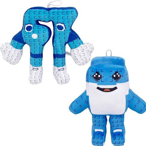 Ltalian Tralalero Sahurplush-12 "لعبة وسادة ناعمة للحيوان-Funny Tung Tung Meme مستوحاة من الجماهير 5pcs (أخضر) in Saudi Arabia