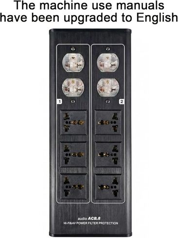 3000W 15A 100-240V AC8.8 Advanced Audio Power Purifier Filter AC Power Socket Video Noise Eliminator/Line Conditioner/Whole Entertainment System Protection (Ships from The US) in Kuwait