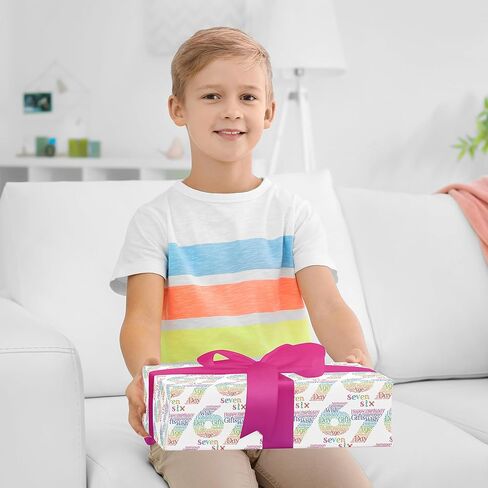 Altarho Funny 67 Birthday Wrapping Paper Roll, SIX SEVEN Design for Women Men Couple Teens Kids Adults, Holiday Party,Total 28.5sq.ft in Saudi Arabia