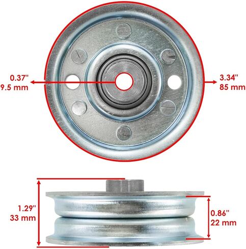 Replacement For Engine Pulley for Scag SW-16BV SW-18BV SW-20KH SW32-12 SW36-13 SW36-13KH 48201 Mod-C26C-70742 in Saudi Arabia