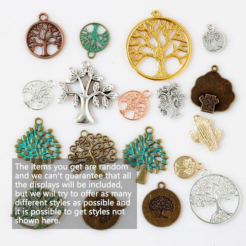 stino 100 G Mixed Style Metal Charms for Jewelry Making, Bulk Silver & Gold Plated, for Bracelet, Necklace, Earrings DIY Crafts in Kuwait