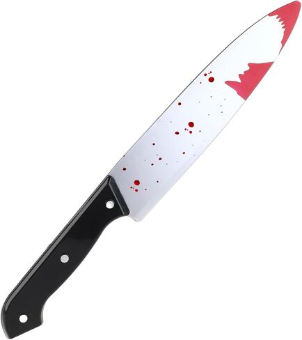 Cosplay Fake Knife - 12inches Bloody Prop, Halloween Fancy Dress Accessory in Saudi Arabia