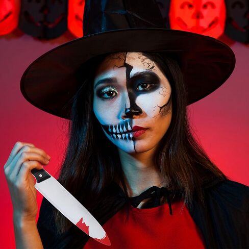 Cosplay Fake Knife - 12inches Bloody Prop, Halloween Fancy Dress Accessory in Saudi Arabia