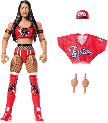 مجموعة شخصيات وإكسسوارات Mattel WWE Elite، السلسلة رقم 123، نيكي بيلا قابلة للجمع مقاس 15.24 سم مع 25 نقطة مفصلية وأيدي قابلة للتبديل in Kuwait