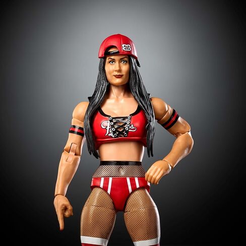 مجموعة شخصيات وإكسسوارات Mattel WWE Elite، السلسلة رقم 123، نيكي بيلا قابلة للجمع مقاس 15.24 سم مع 25 نقطة مفصلية وأيدي قابلة للتبديل in Kuwait