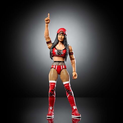 مجموعة شخصيات وإكسسوارات Mattel WWE Elite، السلسلة رقم 123، نيكي بيلا قابلة للجمع مقاس 15.24 سم مع 25 نقطة مفصلية وأيدي قابلة للتبديل in Kuwait