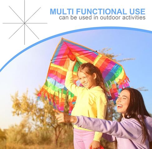 4 قطع من قضبان دعم الطائرات الورقية البلاستيكية السوداء من SUPVOX، قضبان هيكل عظمي معززة لتجميع الطائرات الورقية بنفسك وأداء الرياح المستقر في ظروف الرياح المختلفة in Kuwait