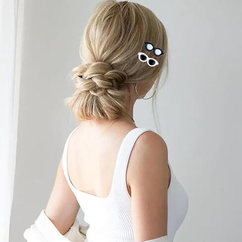 100 Pcs Resin Sunglasses Flatback Charms, Colorful Mini Glasses Charms, Craft Embellishments for Summer Beach DIY Scrapbooking or Hair Clip Making in Kuwait