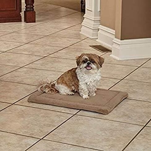 MidWest Homes for Pets XS QuietTime Taupe Micro Terry Pet Bed, Ultra-Soft & Cushioned Crate Pad for 22-inch Crates, Machine Washable, for Small Dogs & Cats in Saudi Arabia