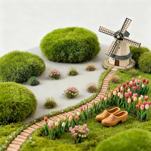 372 Pcs Static Grass Clusters, All Seasons Blend Miniature Grass Tufts for Railway Scenery, Train Layouts, Wargaming Terrain, Diorama Landscape in Saudi Arabia